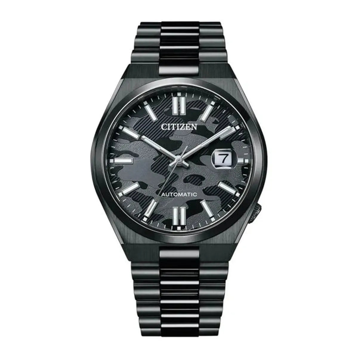 Citizen Tsuyosa Black Camouflage Automatic Men's Watch NJ0155 - 87E - Watch Enclave