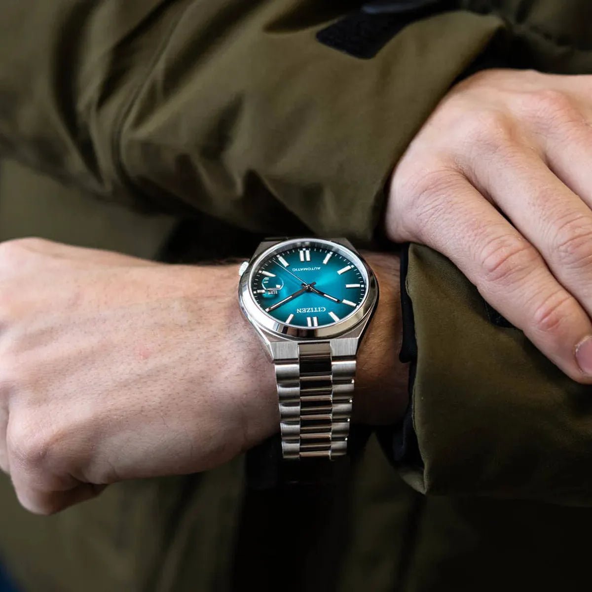 Citizen Tsuyosa Gradient Teal Automatic Men's Watch NJ0151 - 88X - Watch Enclave