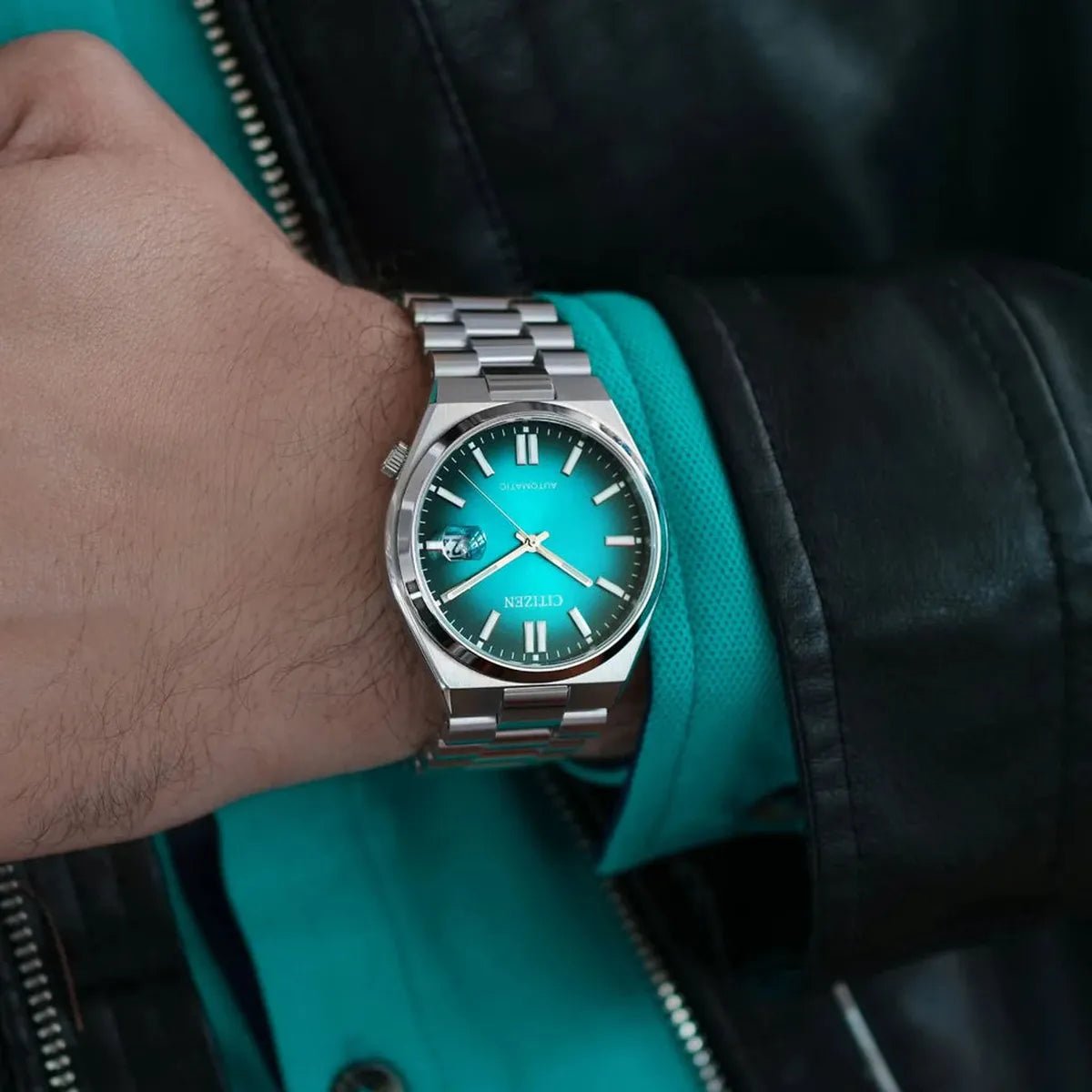 Citizen Tsuyosa Gradient Teal Automatic Men's Watch NJ0151 - 88X - Watch Enclave
