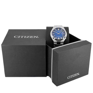 Citizen Tsuyosa Grained Dark Blue Automatic Men's Watch NJ0151 - 88L - Watch Enclave