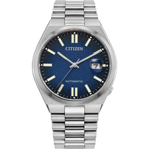 Citizen Tsuyosa Grained Dark Blue Automatic Men's Watch NJ0151 - 88L - Watch Enclave