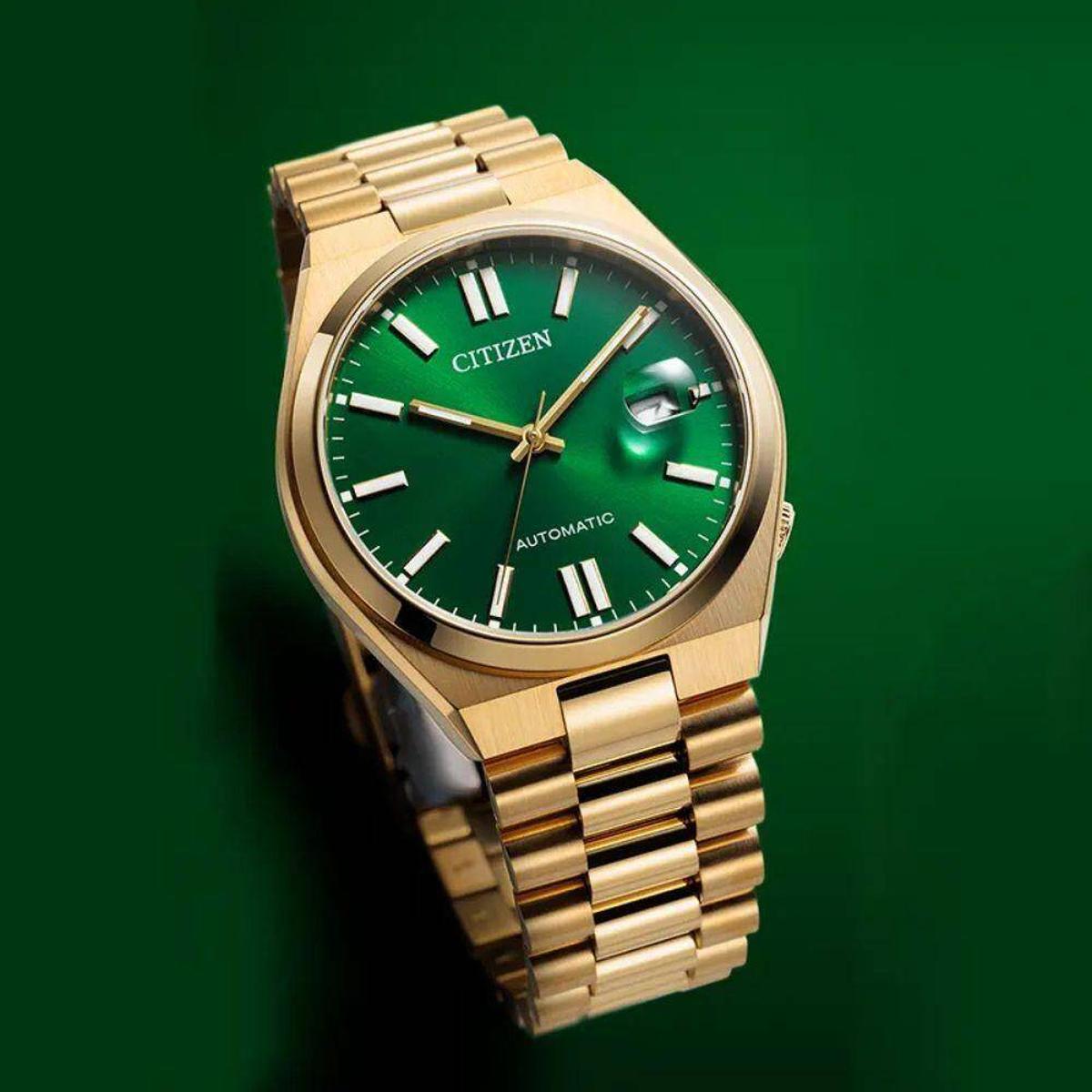 Citizen Tsuyosa Green Automatic Men's Watch NJ0152 - 51X - Watch Enclave