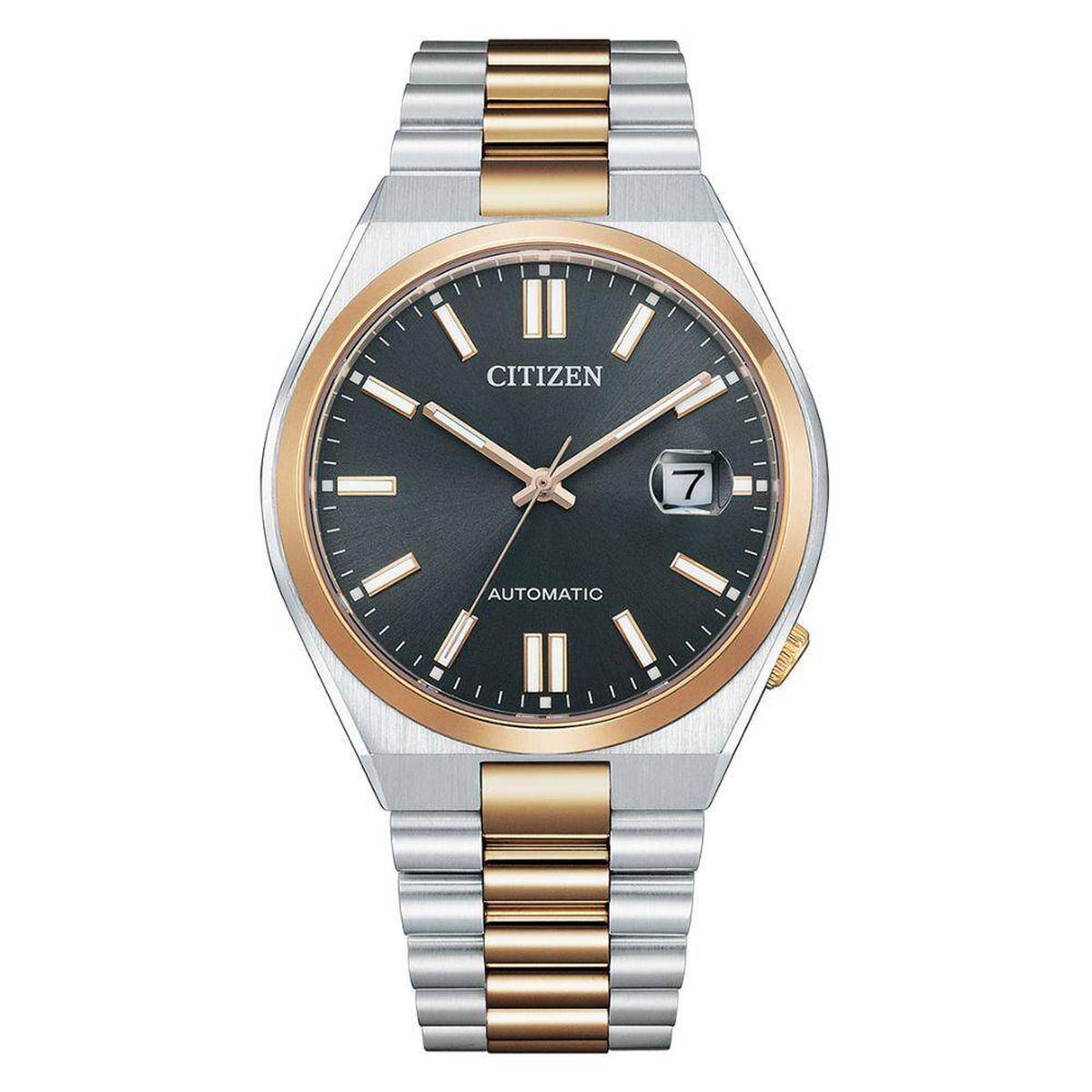 Citizen Tsuyosa Grey Two - Tone Automatic Men's Watch NJ0154 - 80H - Watch Enclave