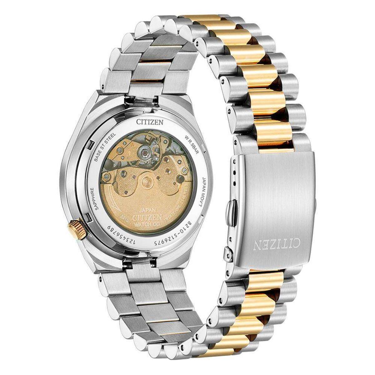 Citizen Tsuyosa Grey Two - Tone Automatic Men's Watch NJ0154 - 80H - Watch Enclave