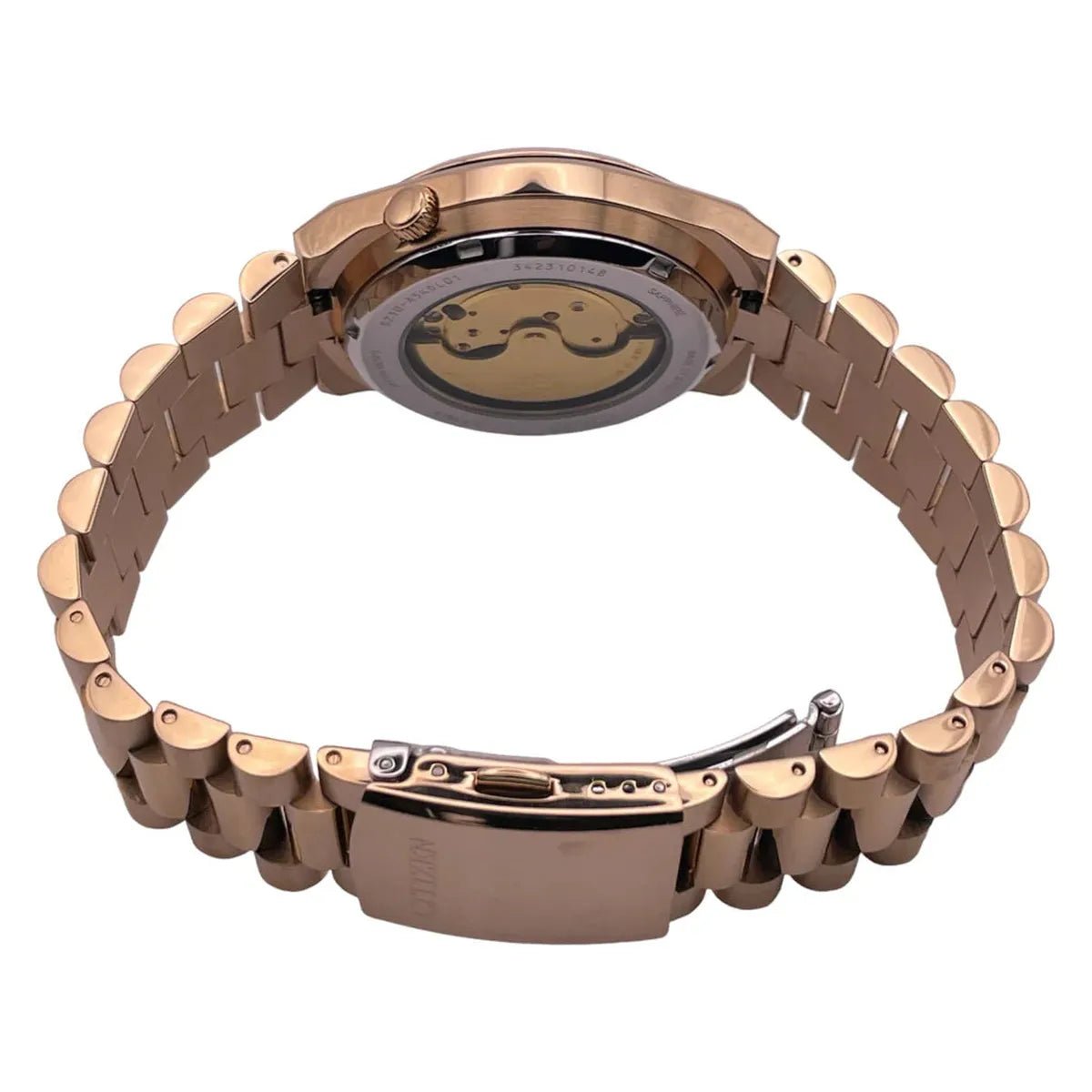 Citizen Tsuyosa Red Dial Gold - Tone Automatic Men's Watch NJ0153 - 82X - Watch Enclave