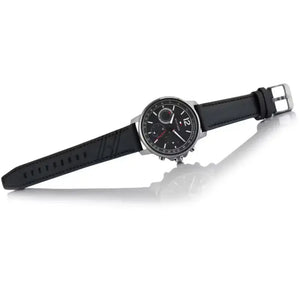 Tommy Hilfiger 1791533 London Chronograph Grey Dial Black Leather Strap Watch for Men Tommy Hilfiger