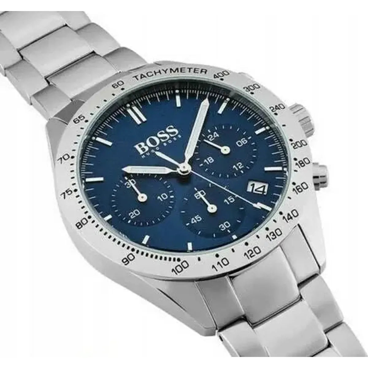 Hugo Boss 1513582 Talent Blue Dial Silver Steel Strap Watch for Men Hugo Boss