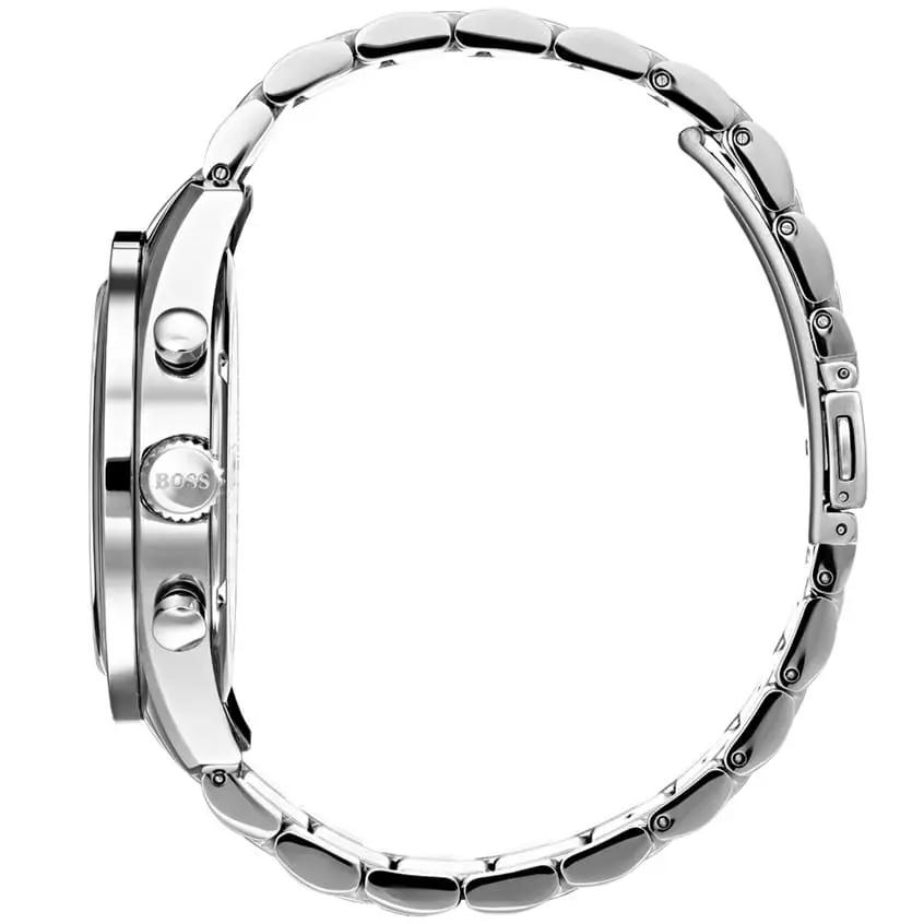 Hugo Boss 1513630 Chronograph Blue Dial Silver Steel Strap Watch for Men Hugo Boss