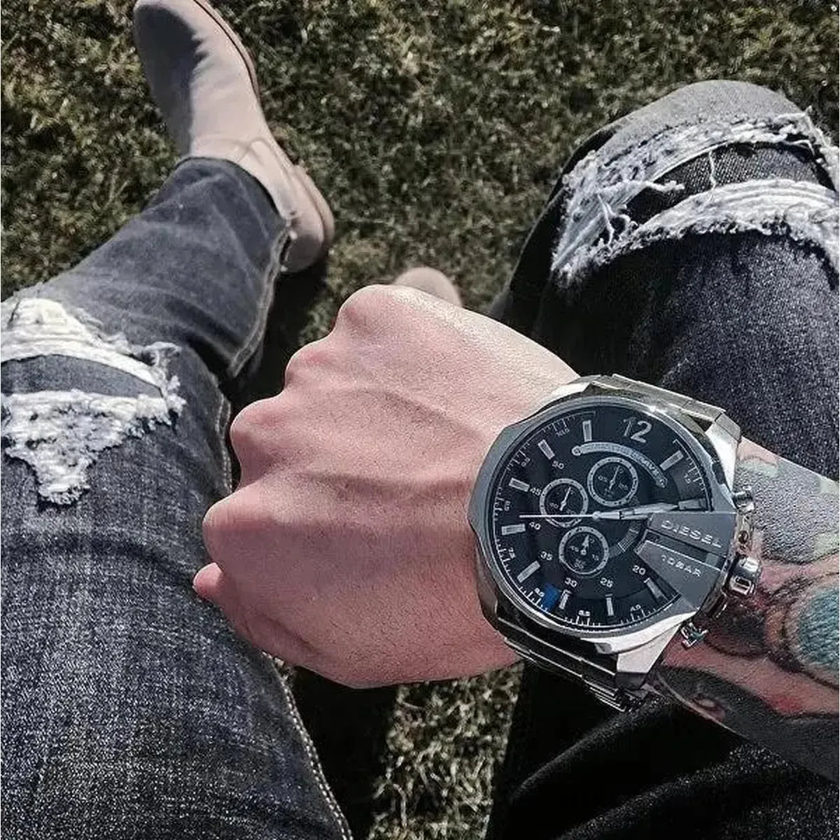 Diesel Mega Chief Chronograph Quartz Men's Watch DZ4329 - Watch Enclave