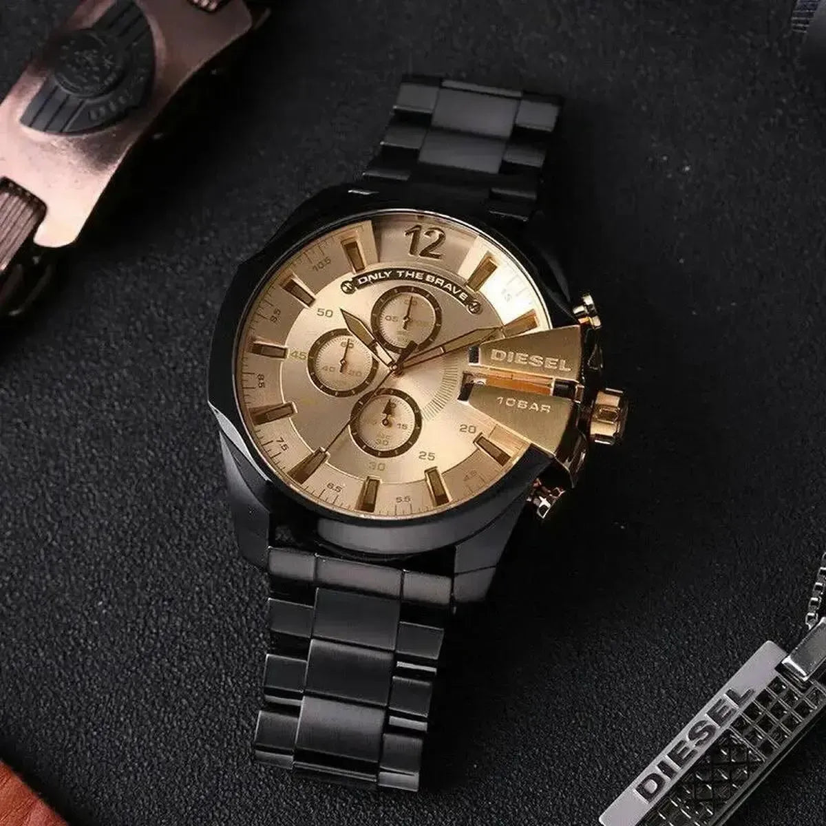 Diesel Mega Chief Chronograph Quartz Men's Watch DZ4485 - Watch Enclave
