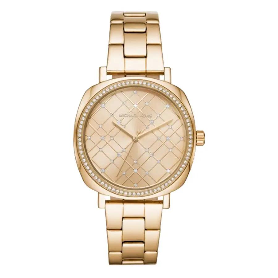 Michael Kors MK3989 Nia Quartz Gold Dial Gold Steel Strap Watch For Women Michael Kros