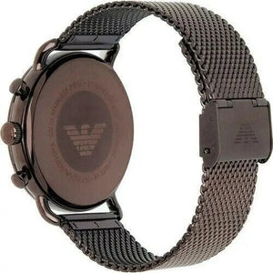 Emporio Armani AR11169 Brown Mesh Chronograph Men's Watch Emporio Armani