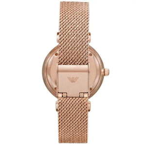 Emporio Armani AR11320 Rose Gold Gianni T-Bar Ladies Watch Emporio Armani