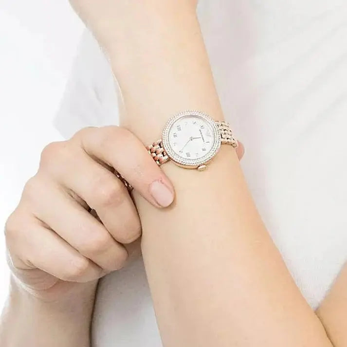 Emporio Armani AR11355 Rose Gold-Tone Ladies Watch Emporio Armani