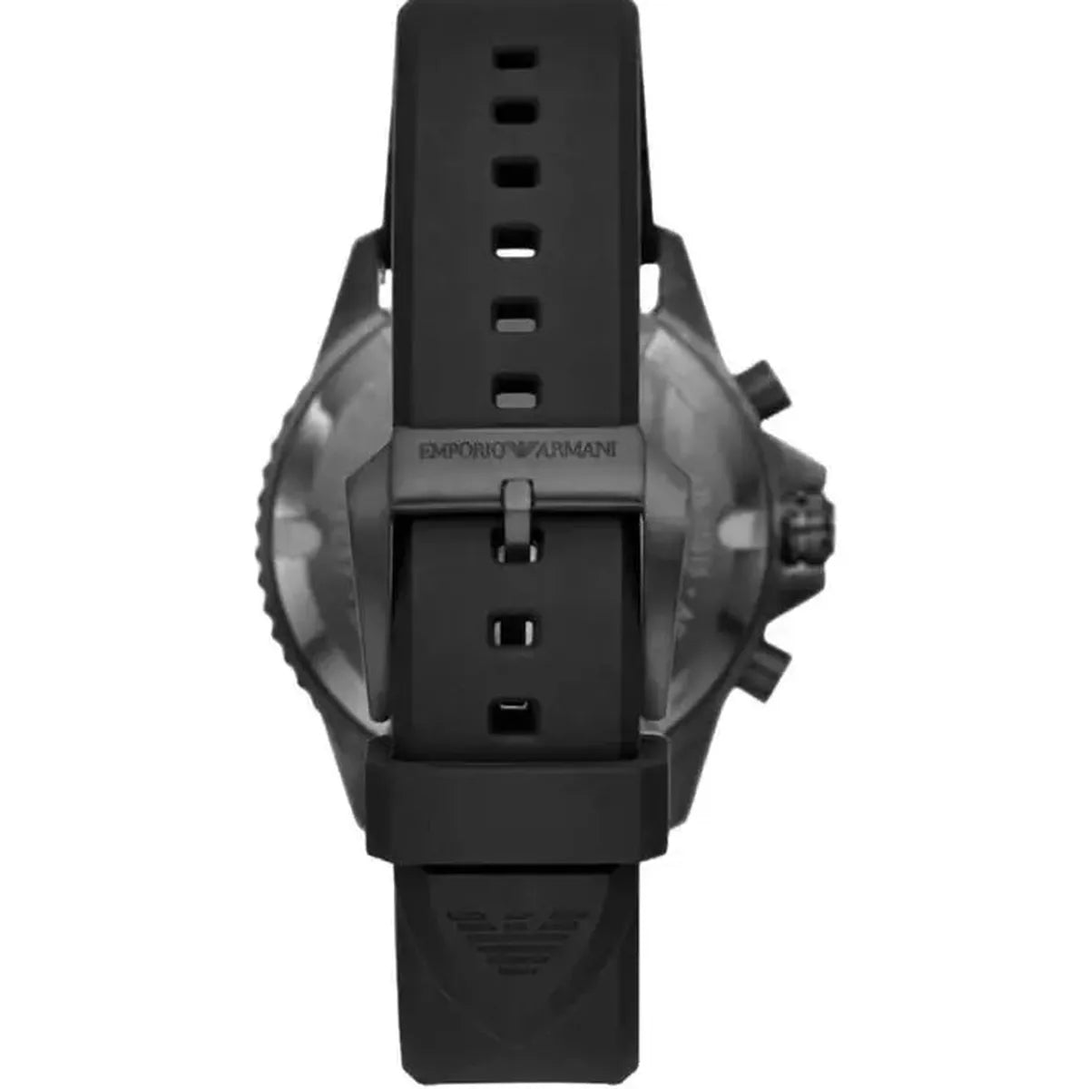 Emporio Armani AR11515 Diver Black Silicone Chronograph Men’s Watch Emporio Armani