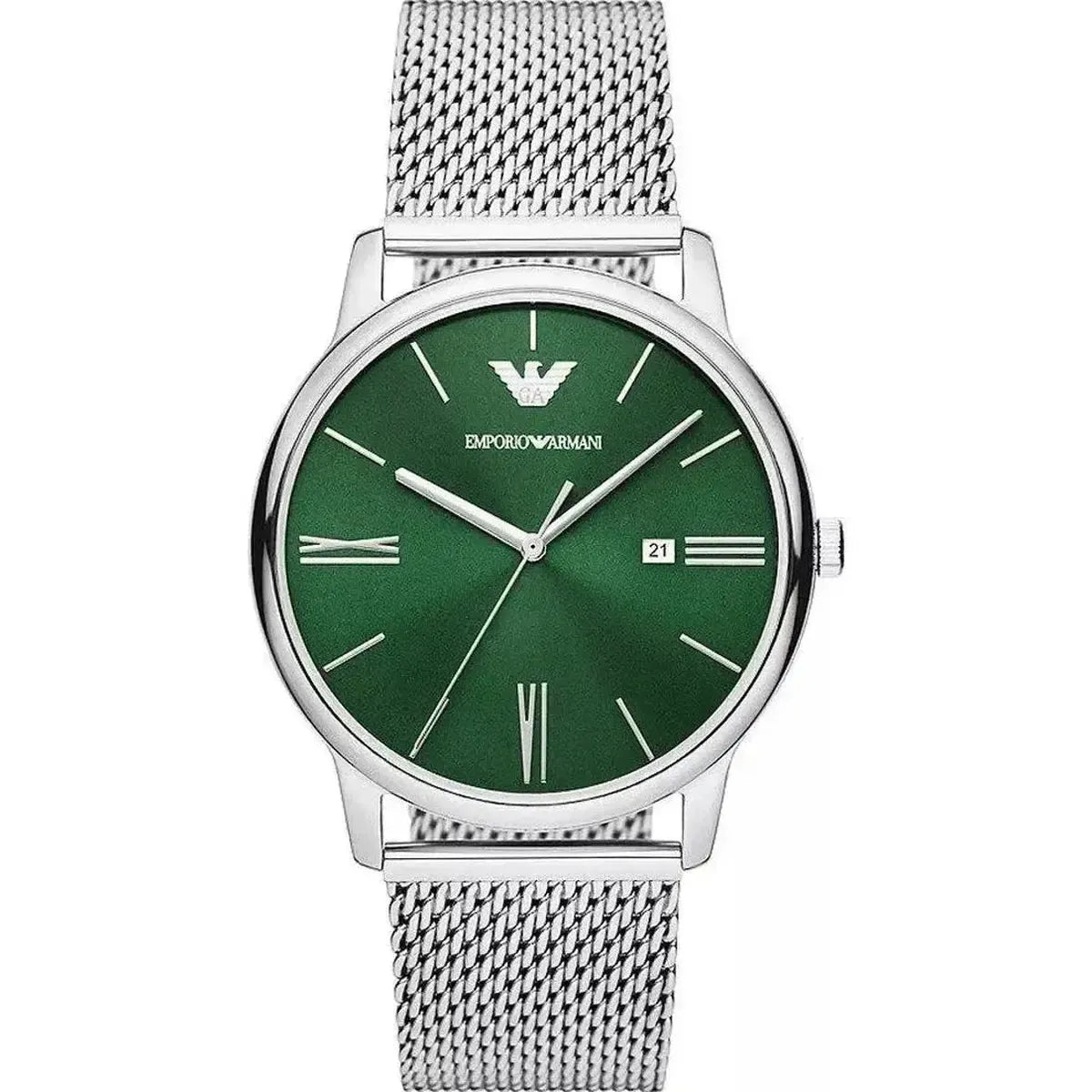 Emporio Armani AR11578 Minimalist Green Dial Men’s Watch Emporio Armani