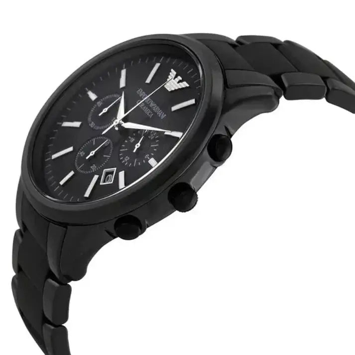 Emporio Armani AR1401 Chronograph Ceramica Black Men's Watch Emporio Armani