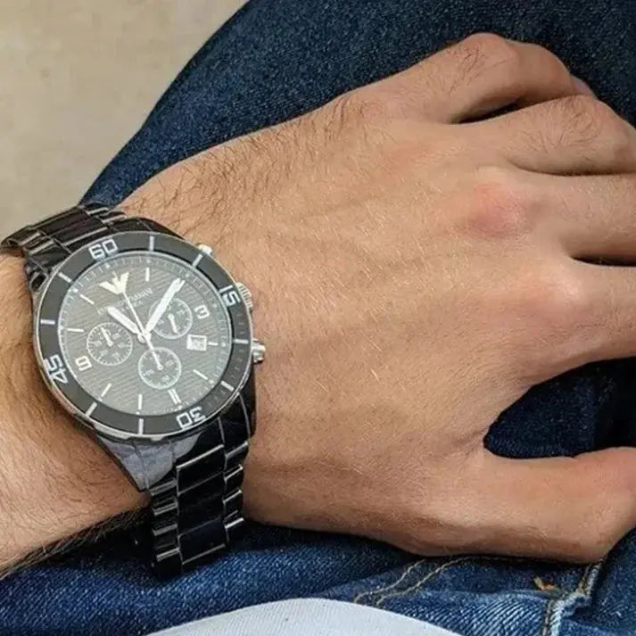 Emporio Armani AR1421 Men's Leo Ceramica Watch Emporio Armani