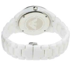 Emporio Armani AR1456 Ceramica Crystal White Ladies Watch Emporio Armani