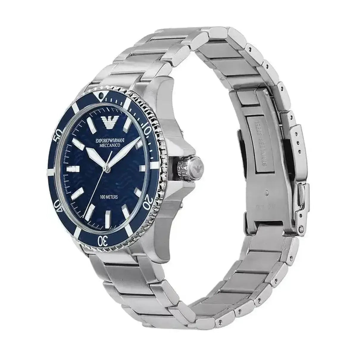 Emporio Armani AR60059 Automatic Blue Dial Men's Watch Emporio Armani