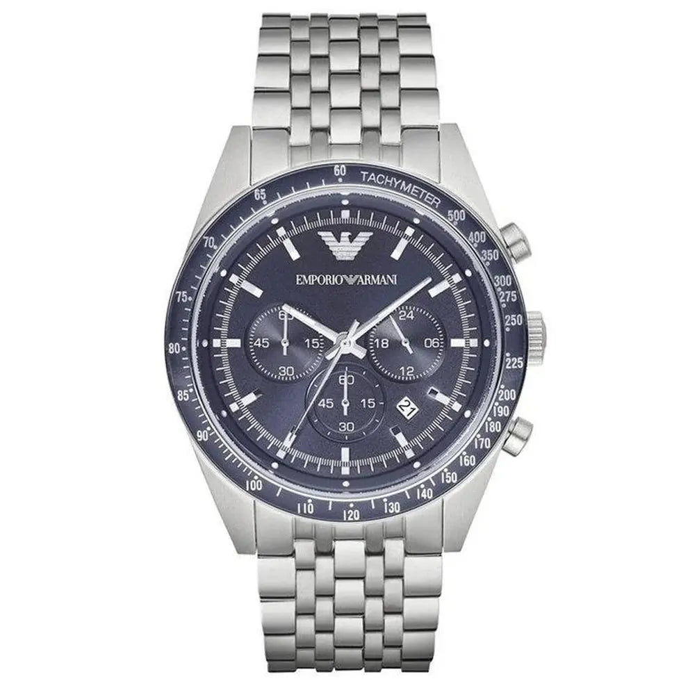 Emporio Armani AR6072 Chronograph Blue Dial Men's Watch Emporio Armani