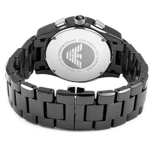 Emporio Armani Ceramica Chronograph Quartz Men's Watch AR1400 - Watch Enclave