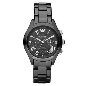 Emporio Armani Ceramica Chronograph Quartz Women's Watch AR1401 - Watch Enclave