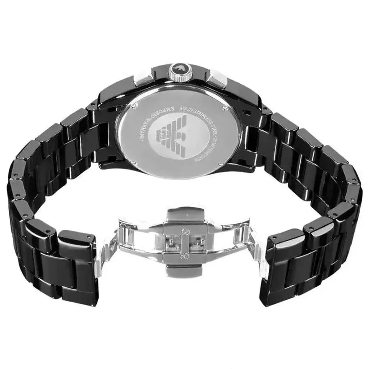 Emporio Armani Ceramica Chronograph Quartz Women's Watch AR1455 - Watch Enclave