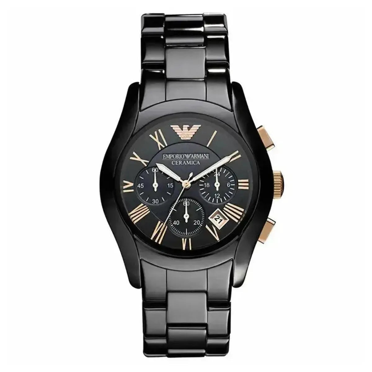 Emporio Armani Ceramica Quartz Men's Watch AR1410 - Watch Enclave