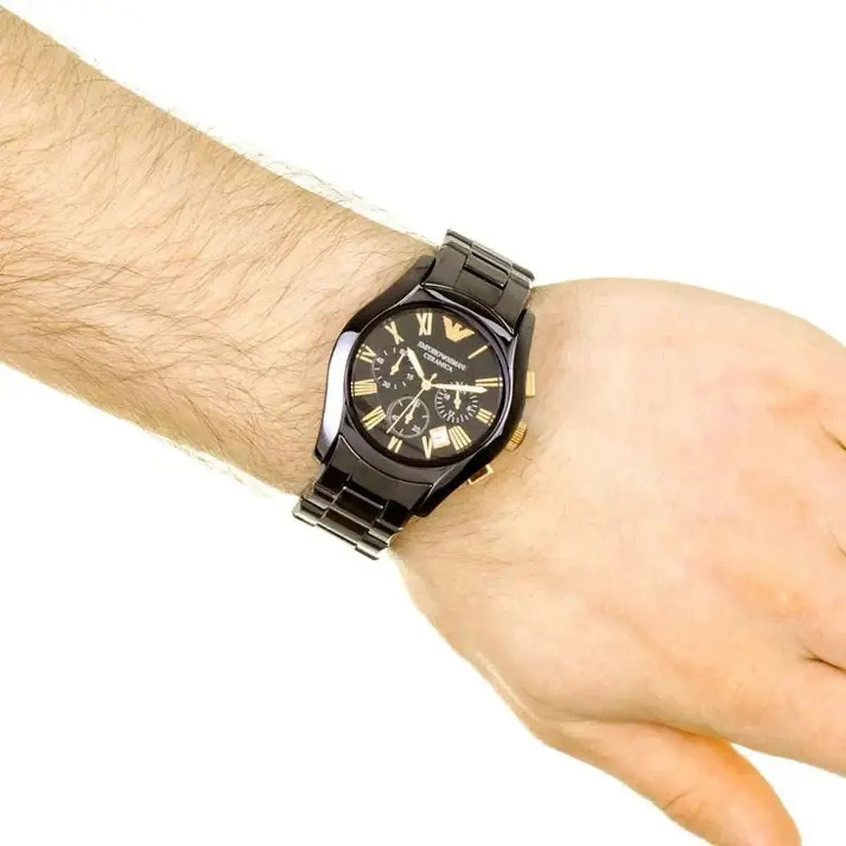 Emporio Armani Ceramica Quartz Men's Watch AR1410 - Watch Enclave