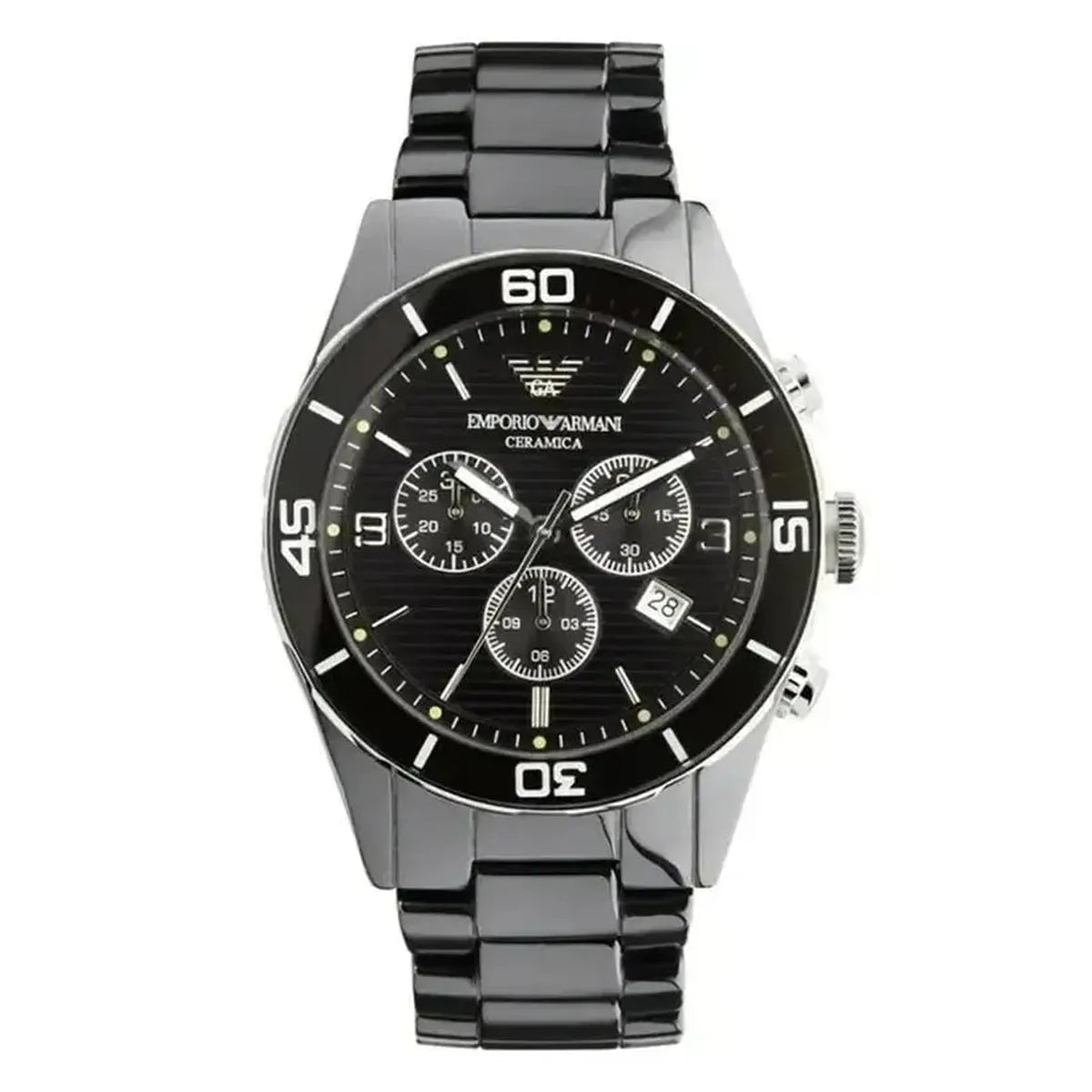 Emporio Armani Ceramica Quartz Men's Watch AR1421 - Watch Enclave