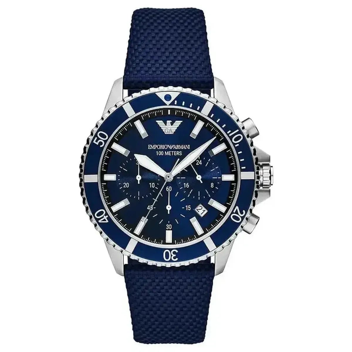AR11588 Claudio Chronograph Leather Watch