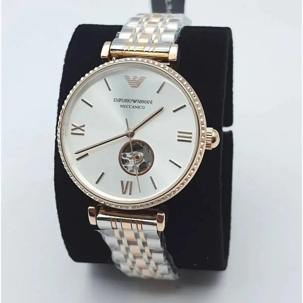 Emporio Armani Gianni T - Bar Automatic Women's Watch AR60019 - Watch Enclave