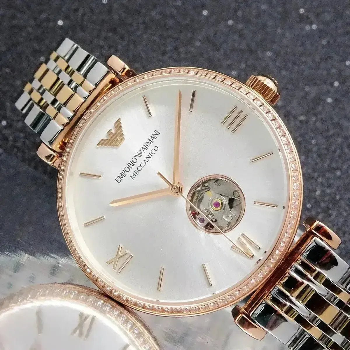 Emporio Armani Gianni T - Bar Automatic Women's Watch AR60019 - Watch Enclave