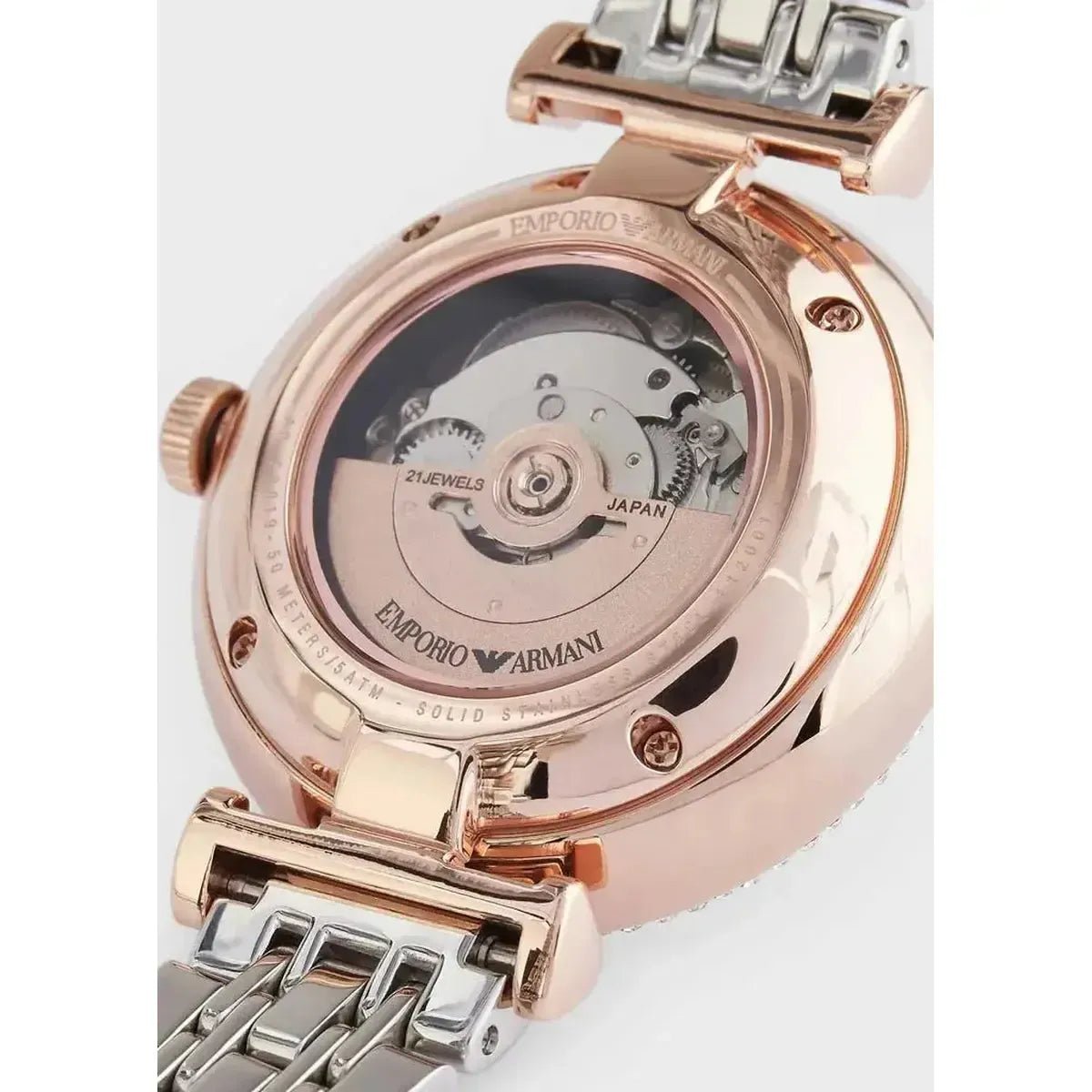 Emporio Armani Gianni T - Bar Automatic Women's Watch AR60019 - Watch Enclave