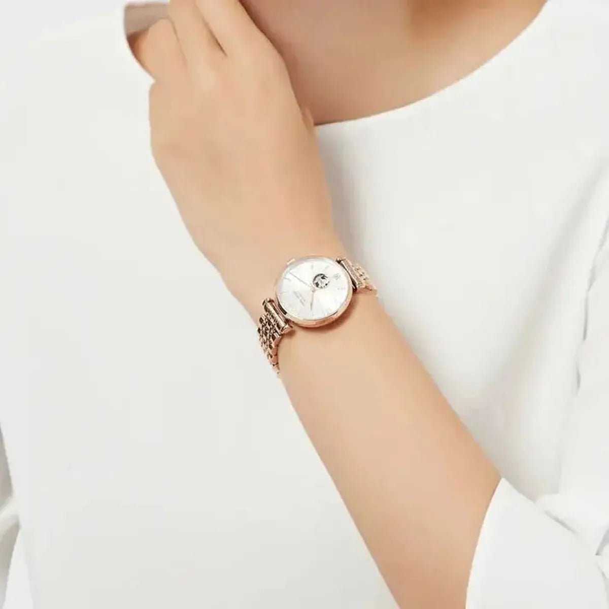 Emporio Armani Gianni T - Bar Automatic Women's Watch AR60023 - Watch Enclave