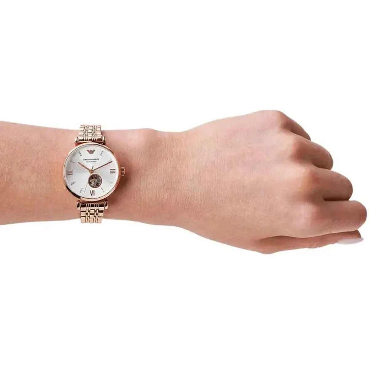 Emporio Armani Gianni T - Bar Automatic Women's Watch AR60023 - Watch Enclave