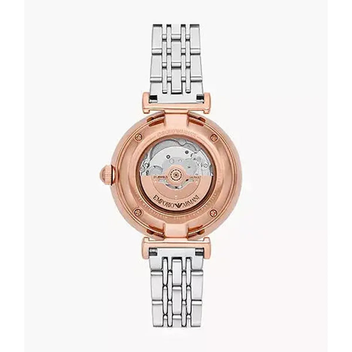 Emporio Armani Gianni T - Bar Automatic Women's Watch AR60049 - Watch Enclave