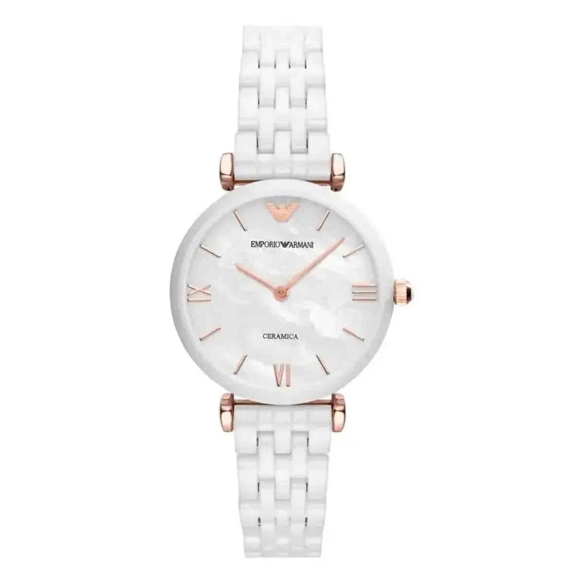 Gianni T Bar AR1486 Mother Pearl Dial Ceramic Watch