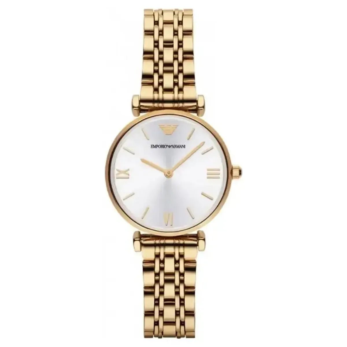 Gianni T Bar AR1877 Dress Watch – 32mm Silver Dial Tone Steel Bracelet