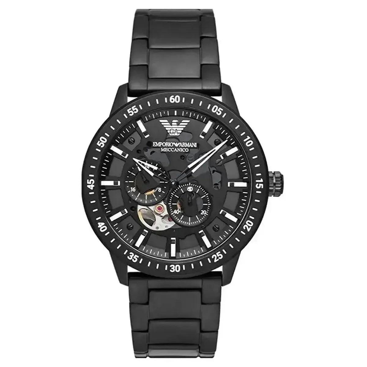 Mario AR60054 Automatic Watch – 43mm Dial PVD Stainless Steel Bracelet