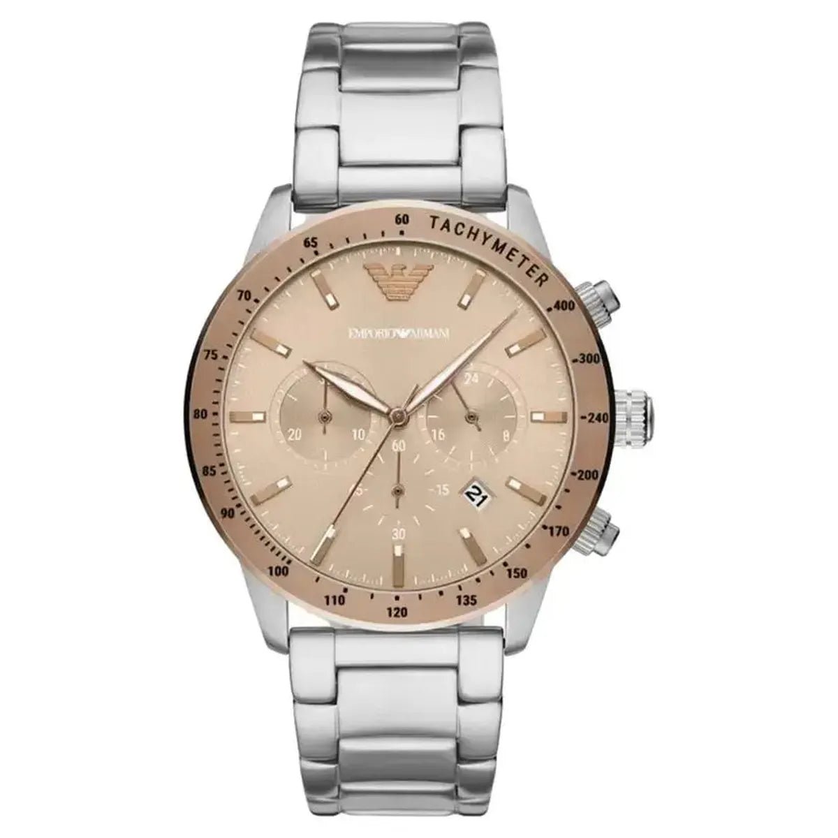 Claudio AR11352 Chronograph Watch – 43mm Dial Stainless Steel