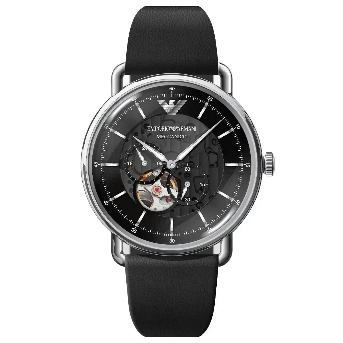 Emporio Armani Meccanico Automatic Skeleton Men's Watch AR60026 - Watch Enclave