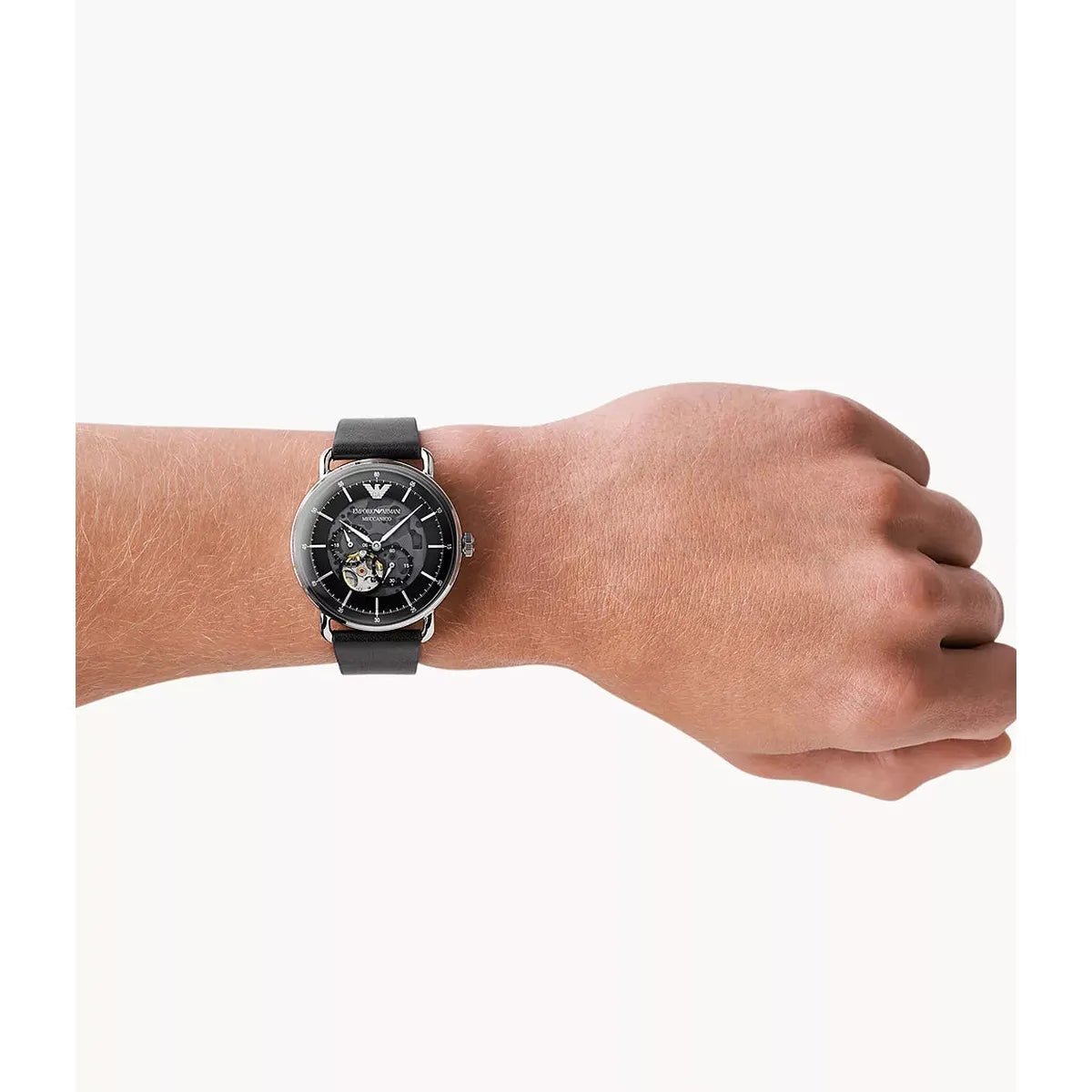 Emporio Armani Meccanico Automatic Skeleton Men's Watch AR60026 - Watch Enclave
