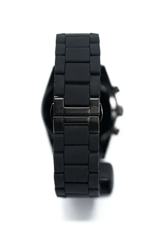 Emporio Armani AR5921 Sportivo Chronograph Blue Dial Black Strap Watch For Men Emporio Armani