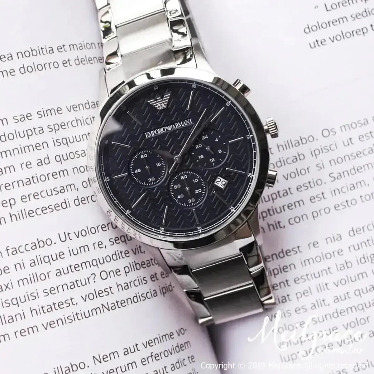 Emporio Armani Renato Chronograph Quartz Men's Watch AR2486 - Watch Enclave