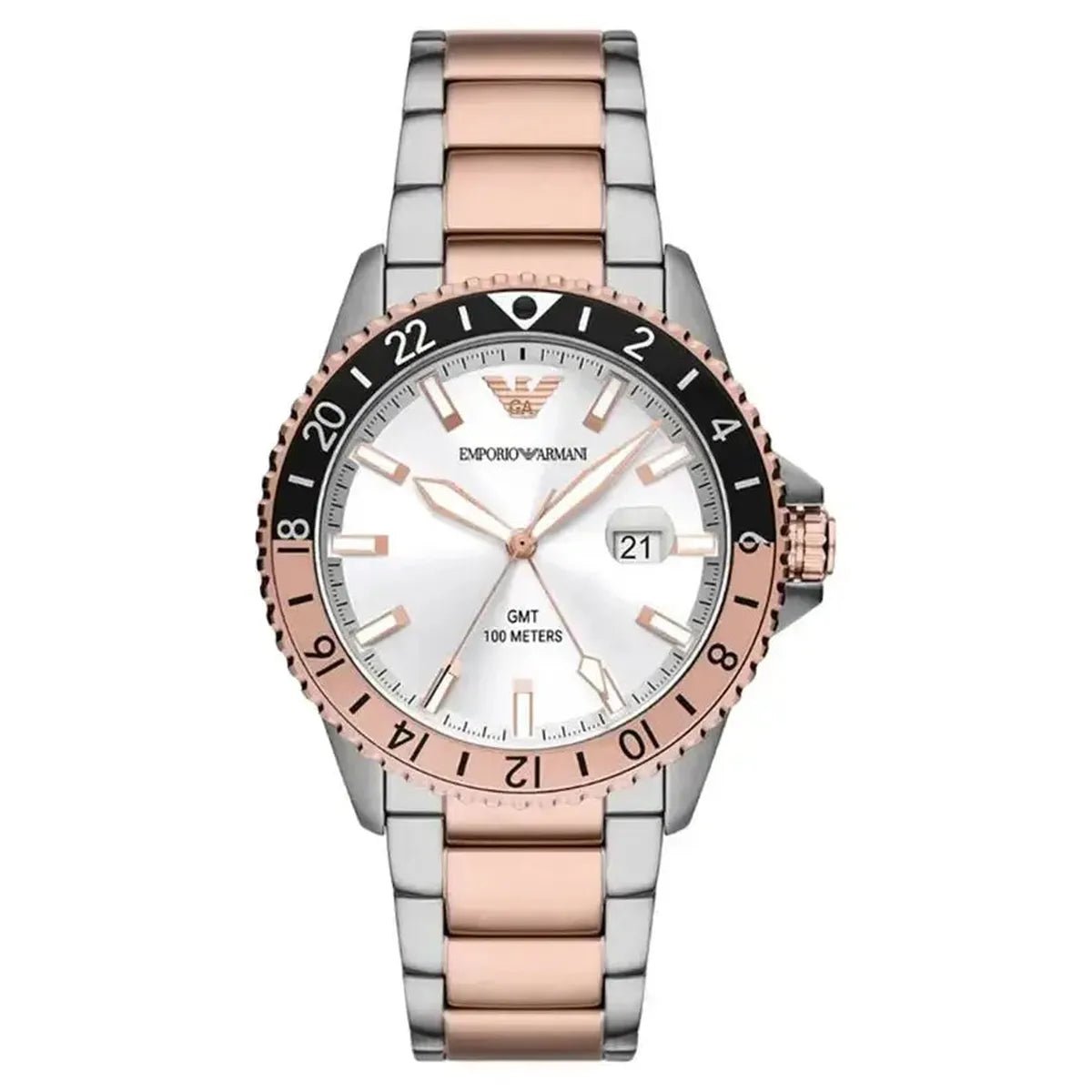 Sea Explorer AR11591 GMT Watch – 42mm Dial Two Tone Bracelet