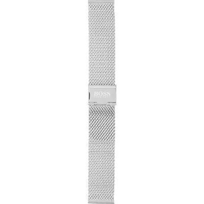 Hugo Boss 1513886 Pilot Edition Black Dial Silver Mesh Bracelet Watch for Men Hugo Boss