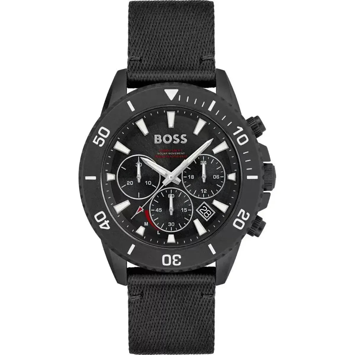 Admiral Solar Chronograph Watch – 46mm Dial Nylon Strap