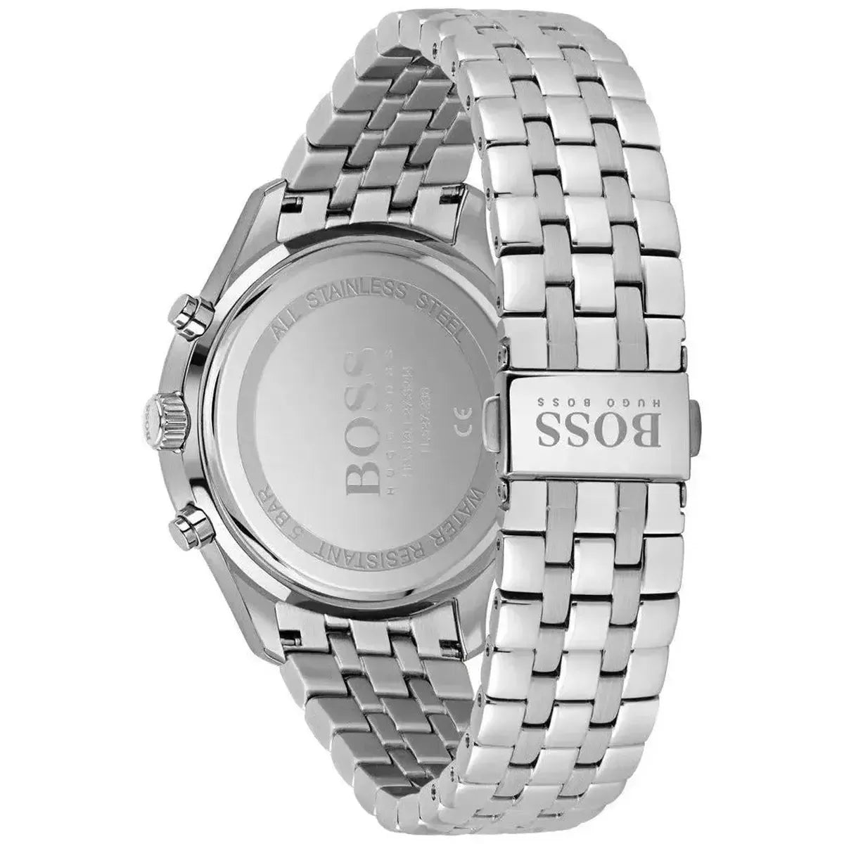 Hugo Boss 1513839 Associate Blue Dial Silver Steel Strap Watch for Men Hugo Boss